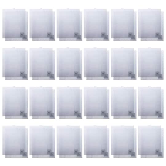 48 Pack: Clear 7 Mesh Plastic Canvas by Loops & Threads®